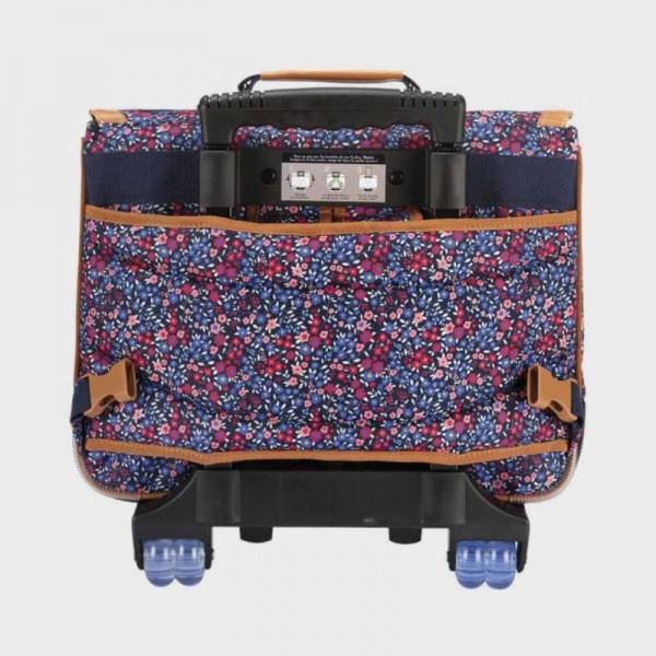 Tann's - Cartable trolley 38cm fleurs... Tann's - Cartable trolley 38cm fleurs...