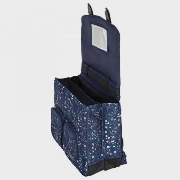 Tann's - Grand cartable 41cm fleurs Nina Tann's - Grand cartable 41cm fleurs Nina