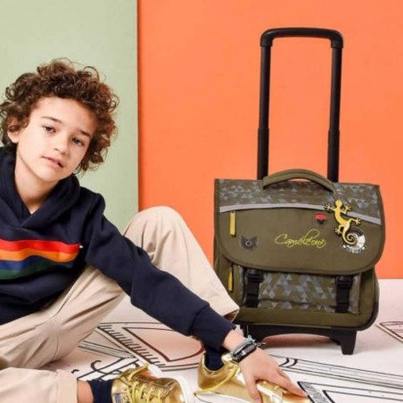 Cartable à roulettes pour garçon