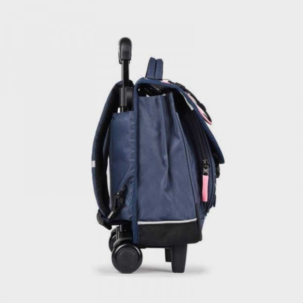 Caméléon - Cartable à roulettes 38cm...