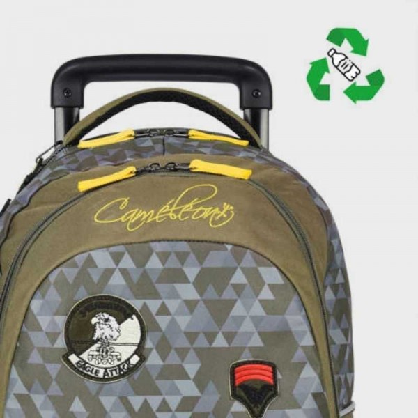 Caméléon - Sac à dos à roulettes 43cm... Caméléon - Sac à dos à roulettes 43cm...