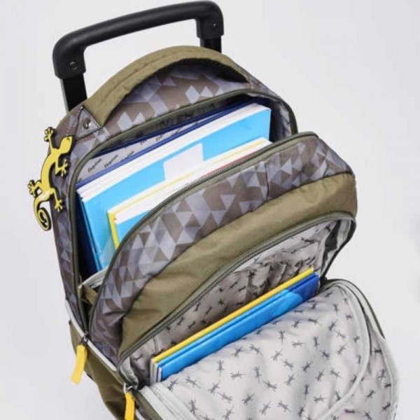 Caméléon - Sac à dos à roulettes 43cm... Caméléon - Sac à dos à roulettes 43cm...