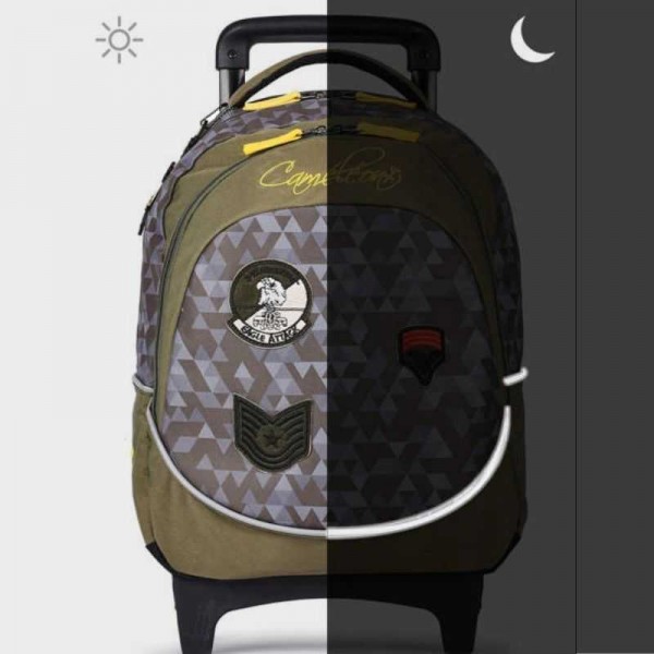 Caméléon - Sac à dos à roulettes 43cm... Caméléon - Sac à dos à roulettes 43cm...