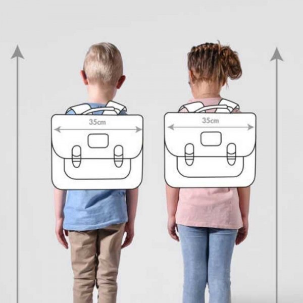 Caméléon - Cartable Retro 35cm Caméléon - Cartable Retro 35cm