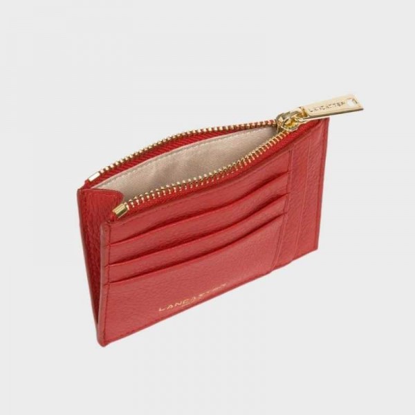 Lancaster - Porte cartes zippé en... Lancaster - Porte cartes zippé en...