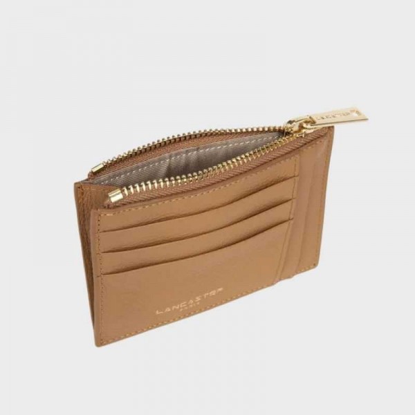 Lancaster - Porte cartes zippé en...