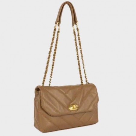 sac bandoulière avec chaîne doré Lancaster