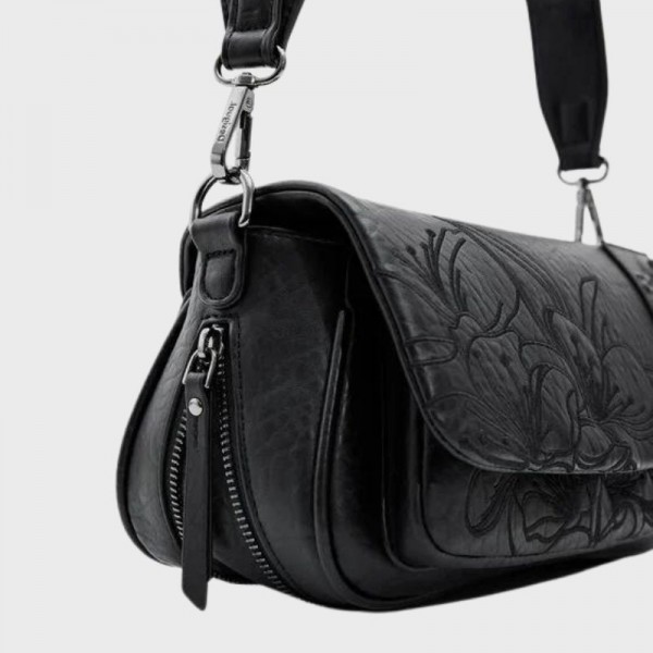 Desigual - Sac bandoulière fleurs en... Desigual - Sac bandoulière fleurs en...