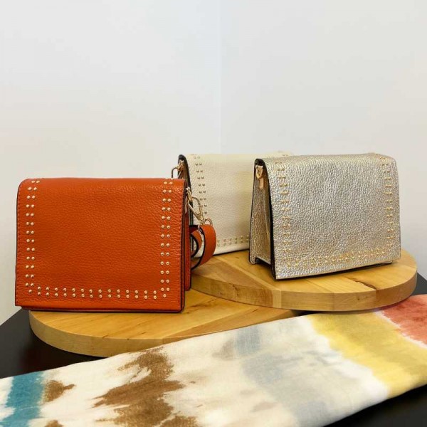 Anais - Petit sac clouté à rabat Kalie Anais - Petit sac clouté à rabat Kalie