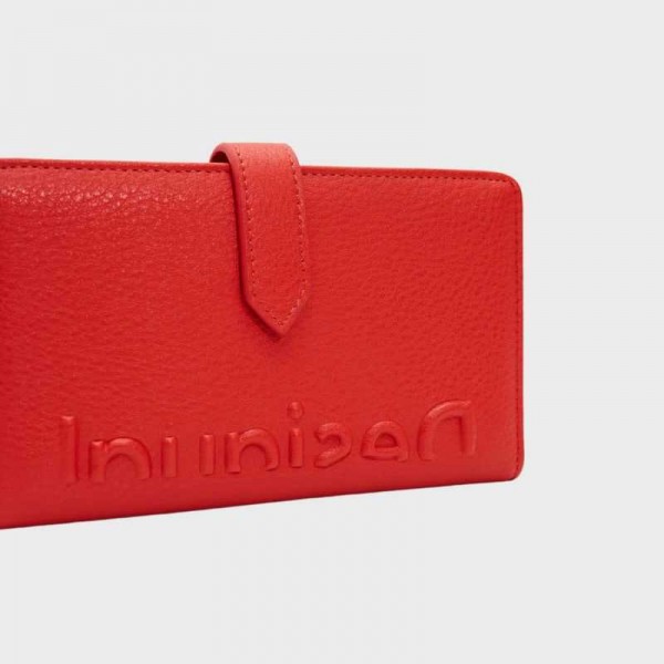 Desigual - Portefeuille demi-logo...