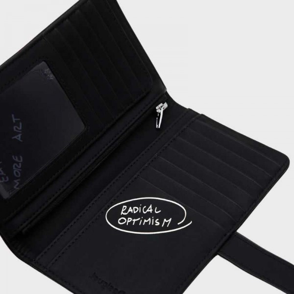 Desigual - Portefeuille demi-logo...