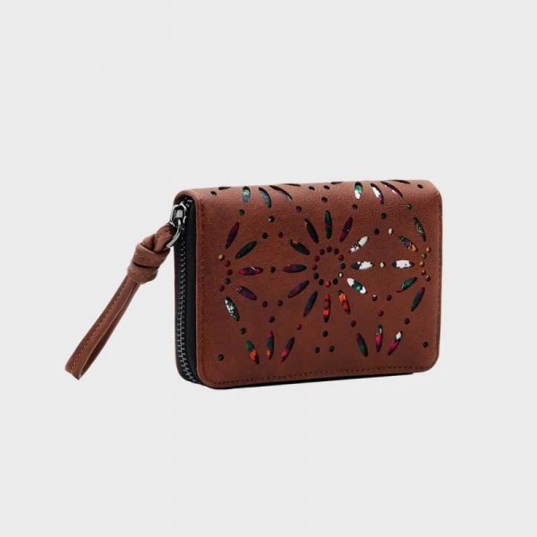 Desigual - Petit portefeuille estampé...