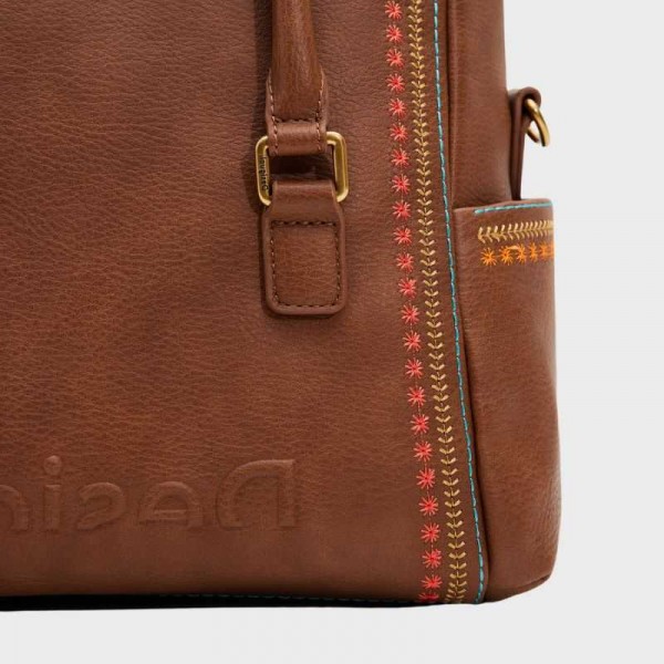 Desigual - Sac à main surpiqûres...