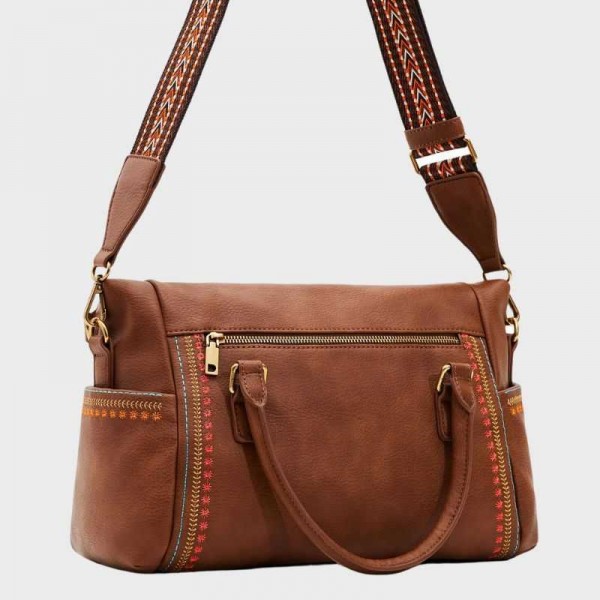 Desigual - Sac à main surpiqûres...