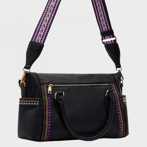 Desigual - Sac à main surpiqûres...