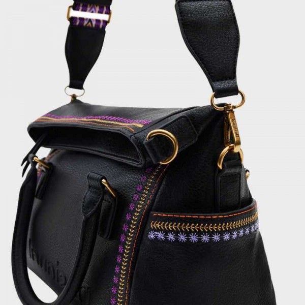 Desigual - Sac à main surpiqûres...