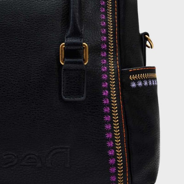 Desigual - Sac à main surpiqûres...