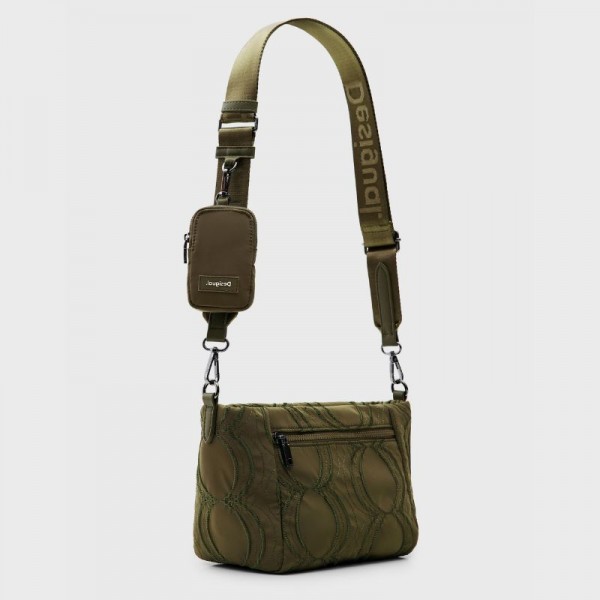 Desigual - Sac bandoulière cercles en...