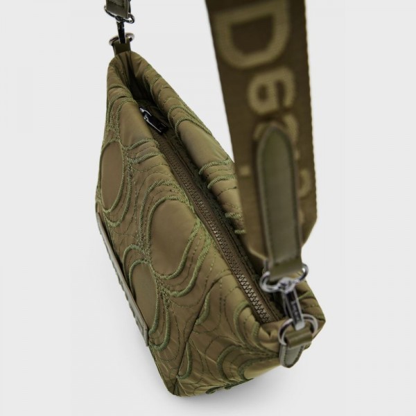 Desigual - Sac bandoulière cercles en...