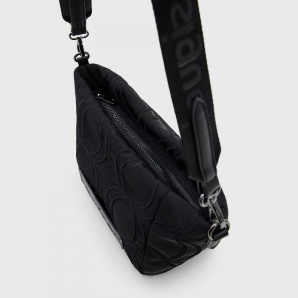 Desigual - Sac bandoulière cercles en...