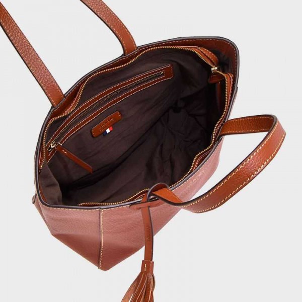 Loxwood - Cabas zippé en cuir grainé...