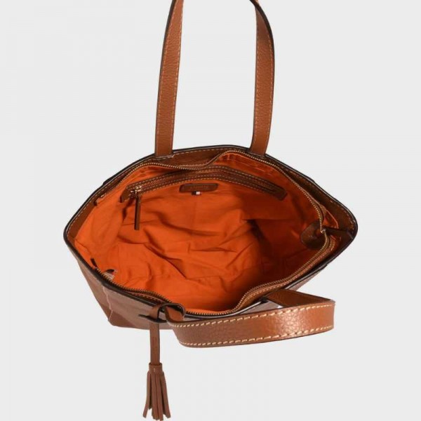 Loxwood - Cabas zippé en cuir grainé...