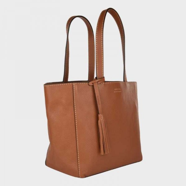 Loxwood - Cabas zippé en cuir grainé...