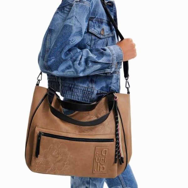 Desigual - Sac à main fleurs 22waxpad