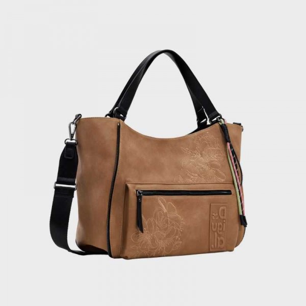 Desigual - Sac à main fleurs 22waxpad