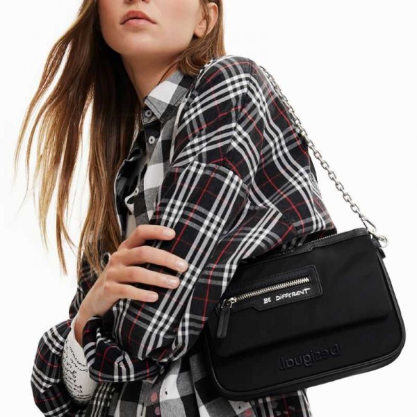 Petit sac bandoulière messages 22waxpb8 Desigual