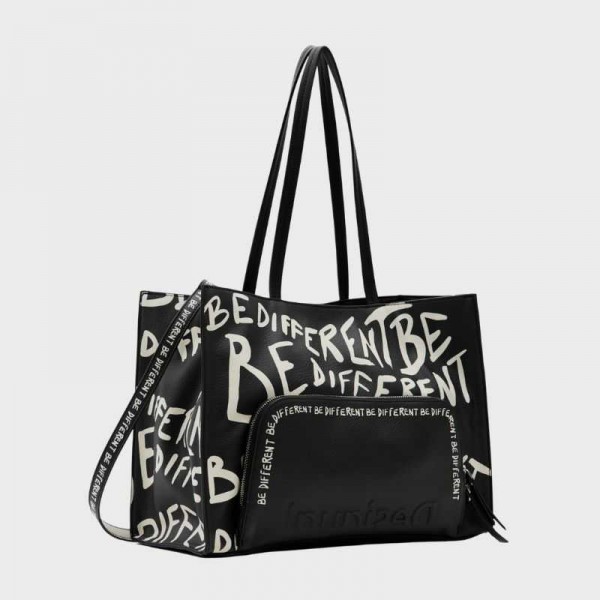 Cabas messages 22waxpax Desigual