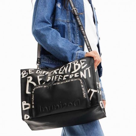 Cabas messages 22waxpax Desigual