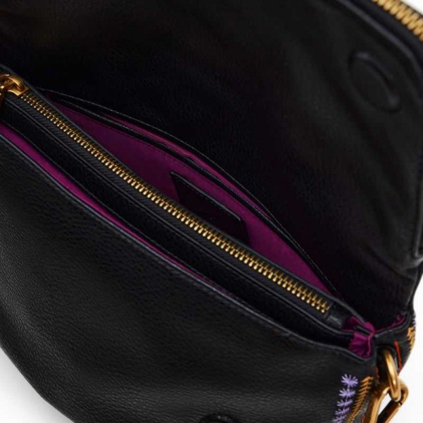 Desigual - Sac bandoulière surpiqûres...