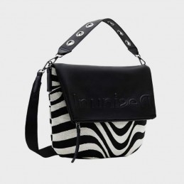 Desigual - Grand sac noir &...
