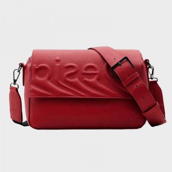 Desigual - Sac bandoulière uni logo...