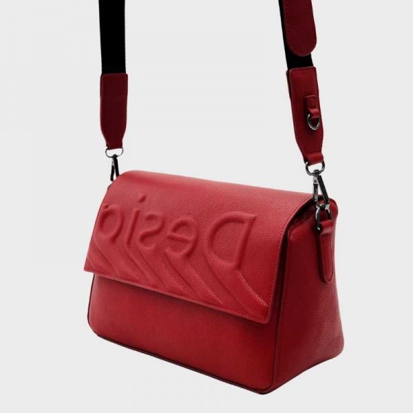 Desigual - Sac bandoulière uni logo...