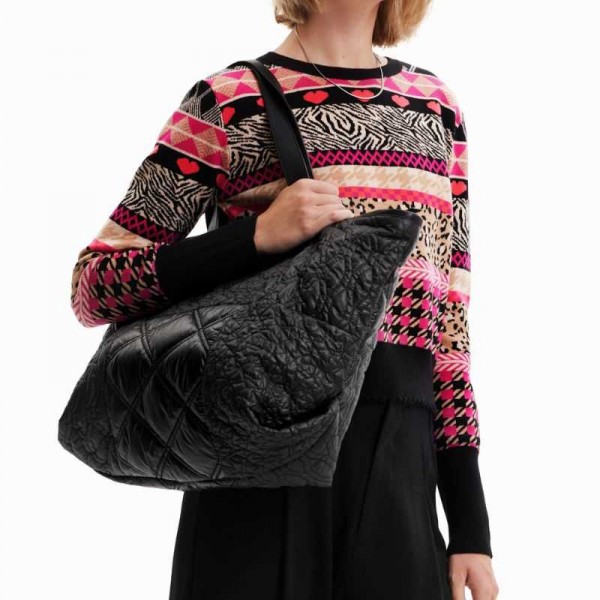 Desigual - Cabas recyclé textures...