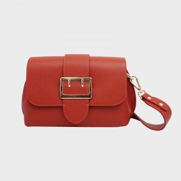 Anais - Sac bandoulière en cuir à...