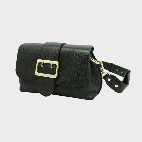 Anais - Sac bandoulière en cuir à...