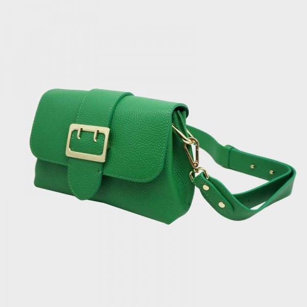 Anais - Sac bandoulière en cuir à...