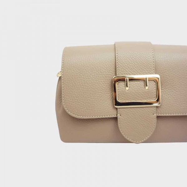 Anais - Sac bandoulière en cuir à...