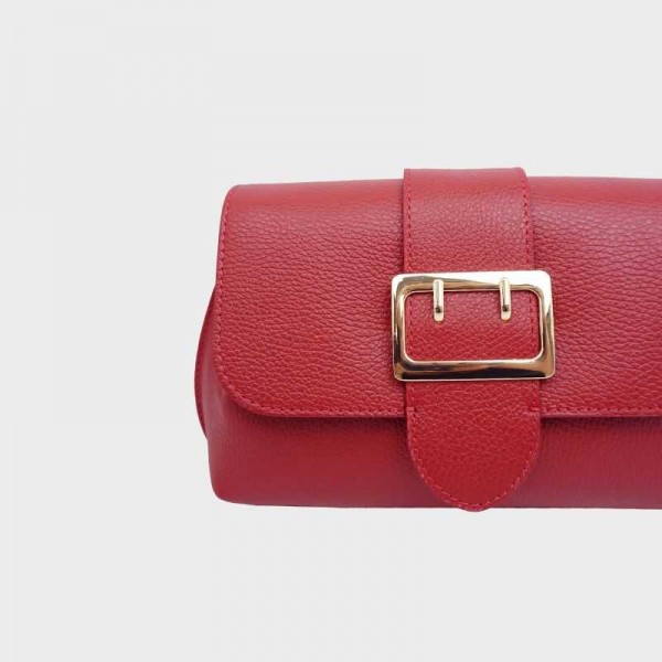 Anais - Sac bandoulière en cuir à...