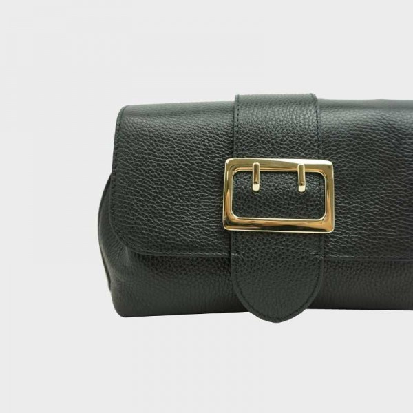 Anais - Sac bandoulière en cuir à...