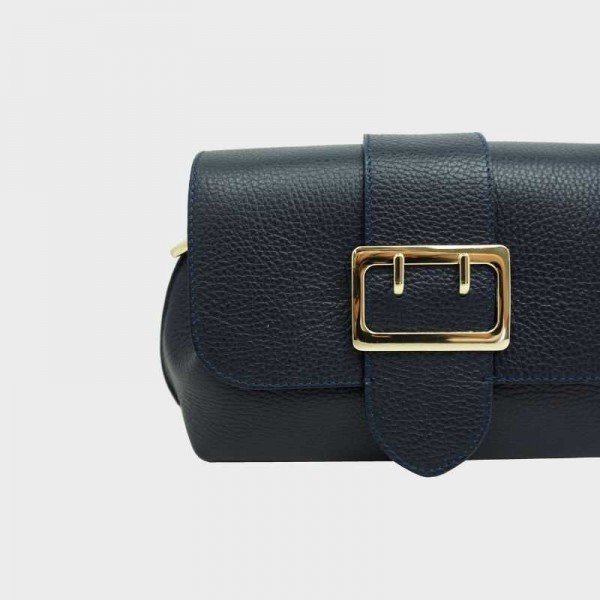 Anais - Sac bandoulière en cuir à...