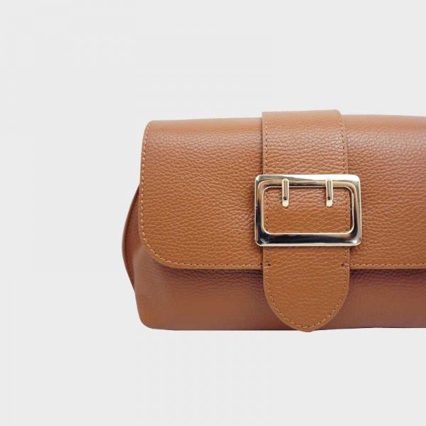 Anais - Sac bandoulière en cuir à...