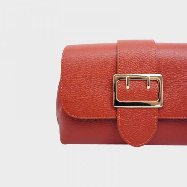 Anais - Sac bandoulière en cuir à...