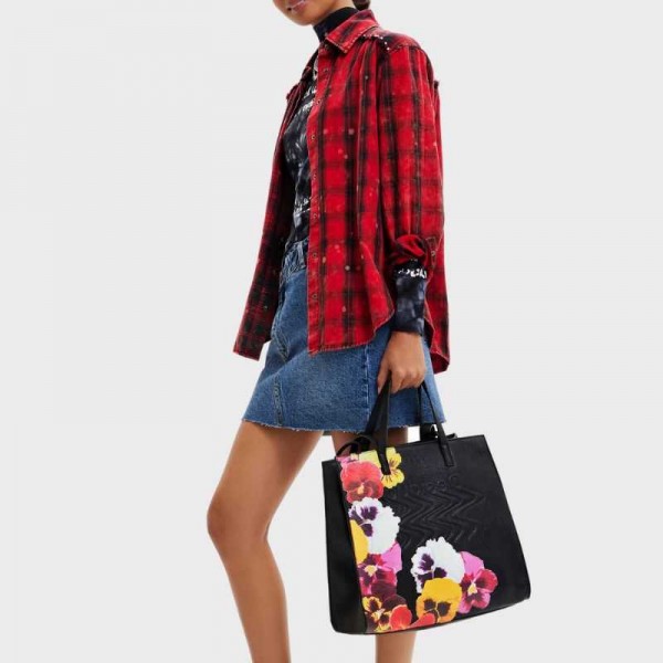 Cabas fleuri 22waxpar Desigual Cabas fleuri 22waxpar Desigual