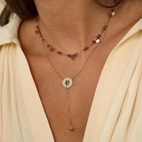 Bohm - Collier Isabelline trèfle Bohm - Collier Isabelline trèfle