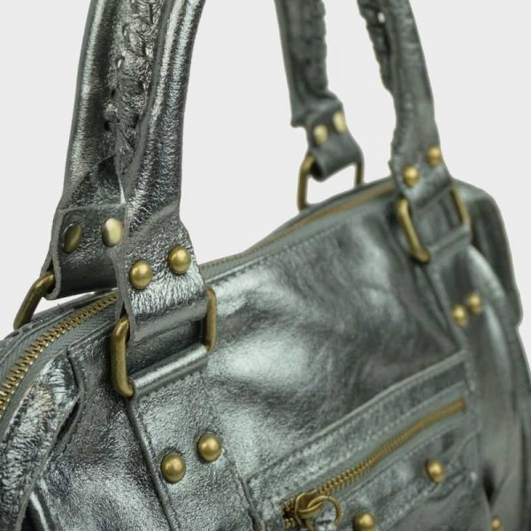 Anais - Sac à main en croûte de cuir... Anais - Sac à main en croûte de cuir...