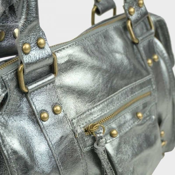 Anais - Sac à main en croûte de cuir... Anais - Sac à main en croûte de cuir...